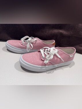 Vans Classic UltraCush Off The Wall Red/White Canvas Skate Shoes Size 8 Womens